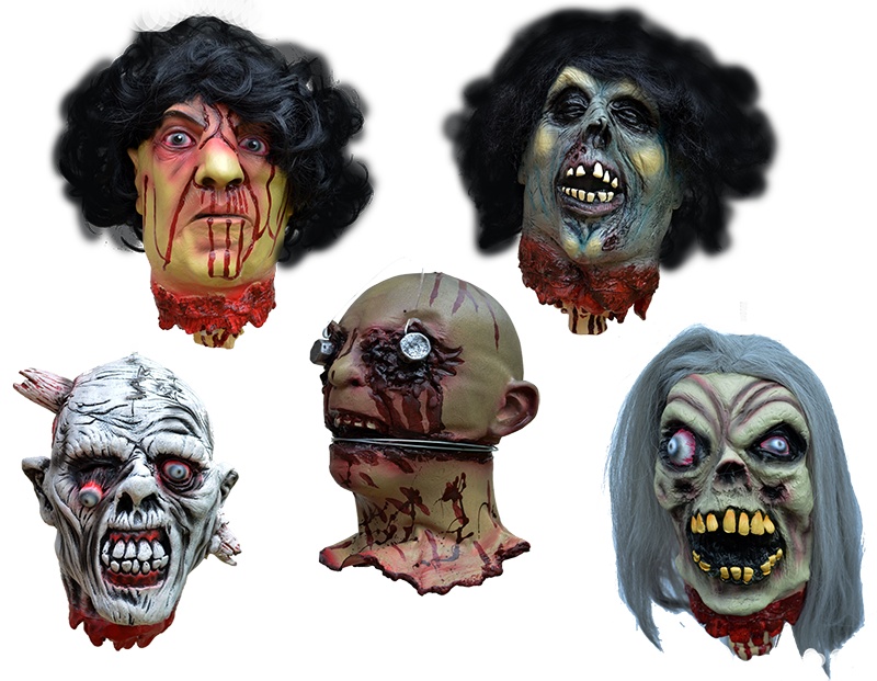 5 scary props heads