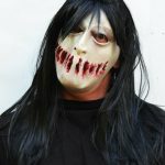 Creepy Killer Mask with hair