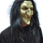 Witch Mask with Hair