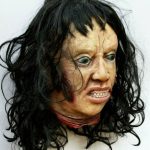 Life Size Halloween Prop Severed Woman's Head