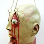 Life Size Halloween Prop Chained Head