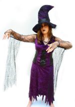 Purple Witch Costume - Image 4