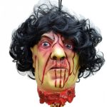 Hanging Head Gory Life like Curly Hair Prop