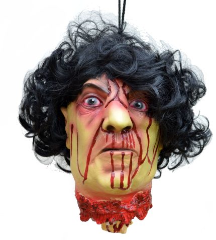 Hanging Head Gory Life like Curly Hair Prop