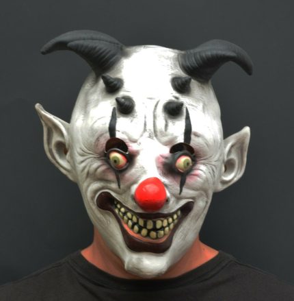 Scary Clown Mask Horns