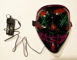Purge EL Wire 2 COLOR Glow Light up Mask Purple Green - Image 14