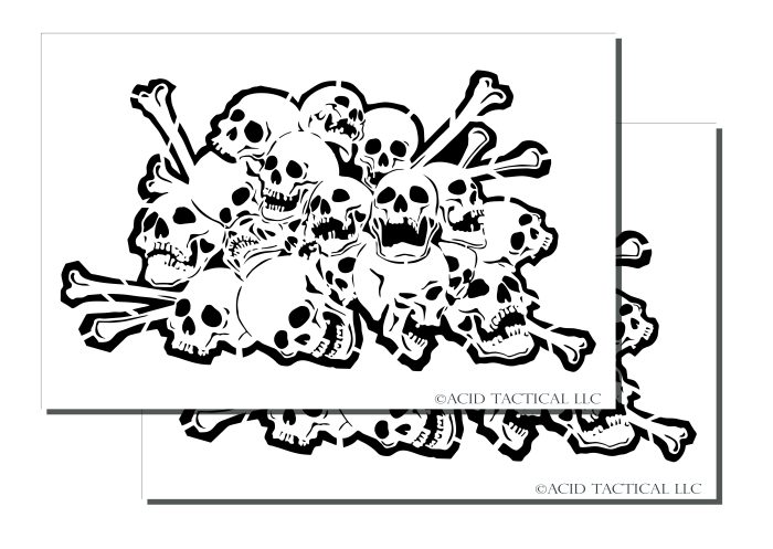 Skull Painting Stencils