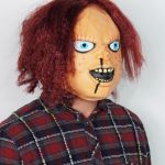 Chucky Halloween adult Mask with Hair