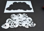 Skull Pile Painting Airbrush Craft Stencils 2 PACK - Image 7
