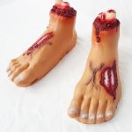 Gory Pair of Severed Feet