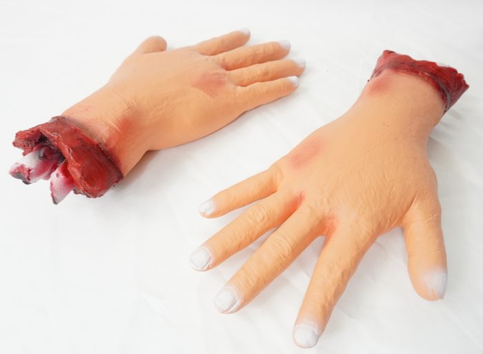 Spooky Halloween Severed Hands Prop