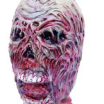 Halloween Head Prop Decoration Realistic Life Sized Gory Head - Burnt Head