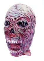 Halloween Head Prop Decoration Realistic Life Sized Gory Head - Burnt Head