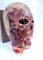 Halloween Head Prop Decoration Realistic Life Sized Gory Head - Burnt Head - Image 3
