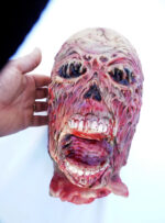 Halloween Head Prop Decoration Realistic Life Sized Gory Head - Burnt Head - Image 5